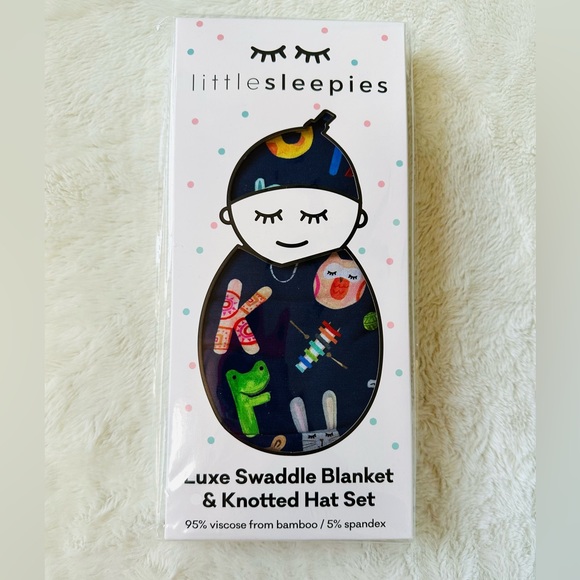 NIB LS Alphabet Swaddle Set - Picture 2 of 2